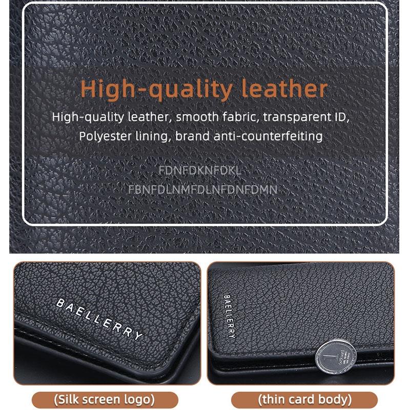 Lightweight Litchi Pattern Card Holder Coffee 7