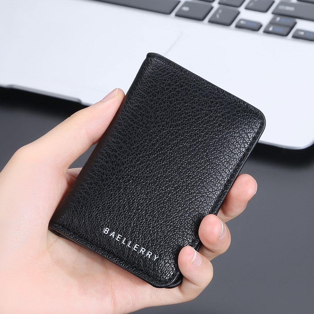 Lightweight Litchi Pattern Card Holder Coffee 9