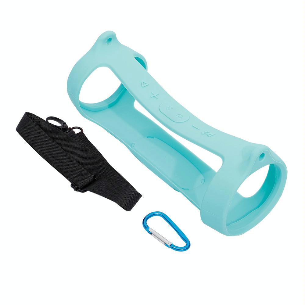 Jbl Charge 4 Speaker Cover with Strap & Carabiner - Portable Silicone Protection - Red 8