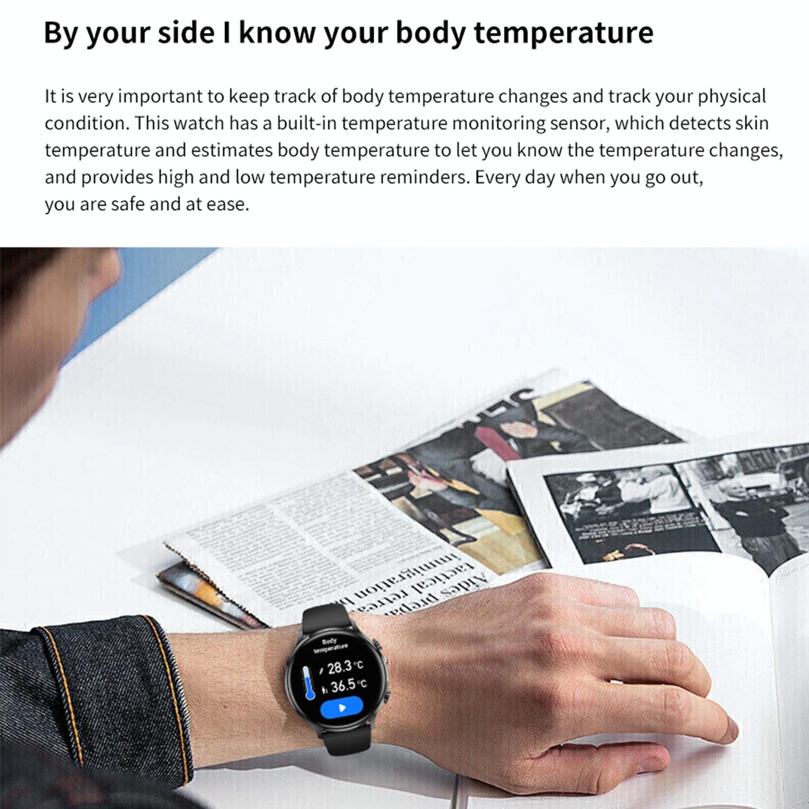1.39 Inch Bt5.2 Smart Sport Watch Support Bluetooth Call / Sleep / Blood Oxygen / Temperature / Heart Rate / Blood Pressure Health Monitor - Pink 14