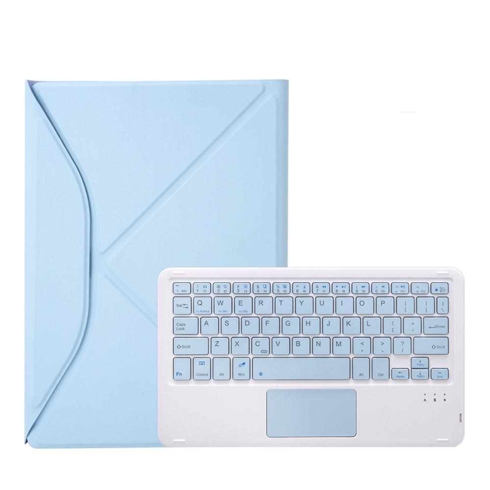 Bluetooth Keyboard Leather Case For Ipad Pro 11 With Pen Slot And Touchpad - Pink 3