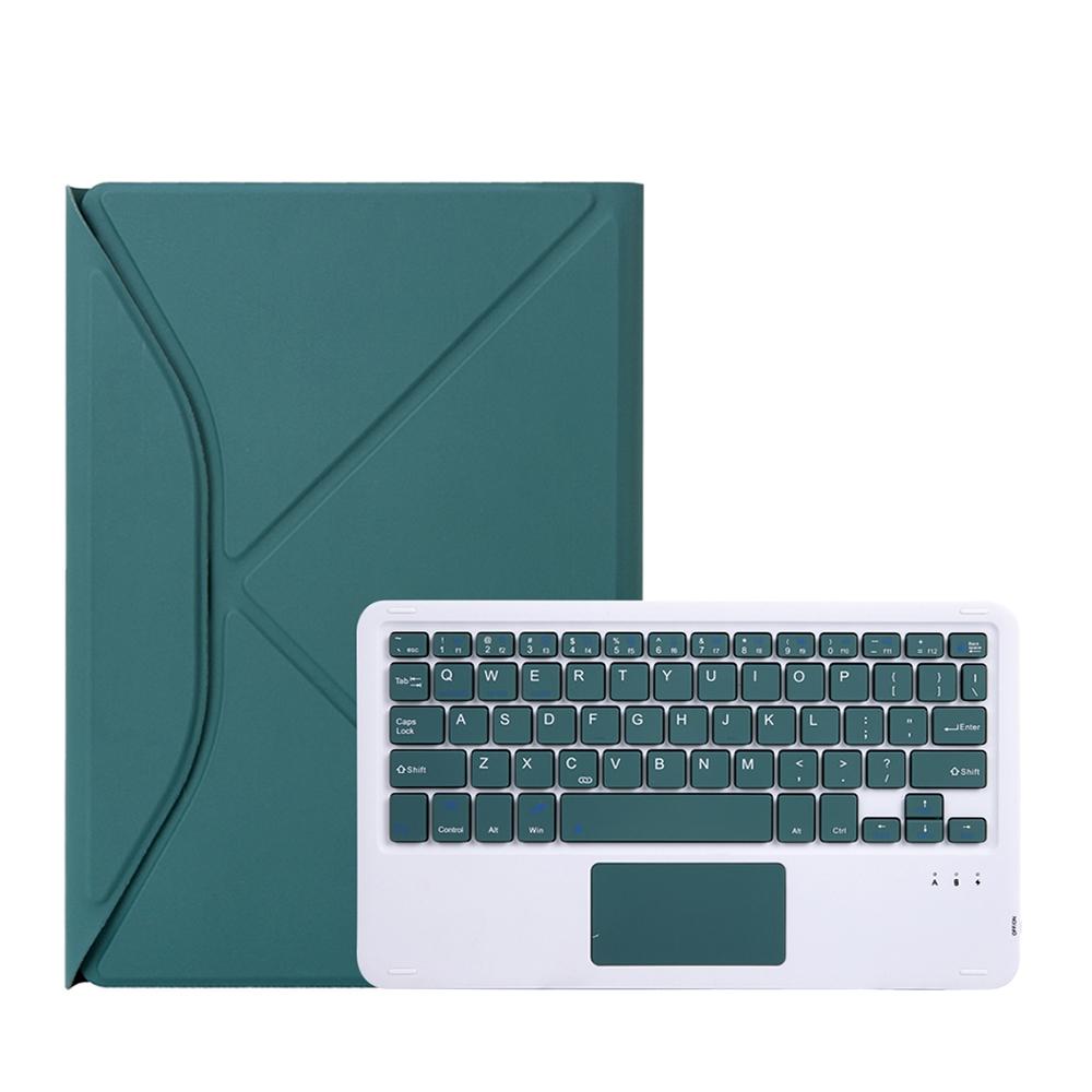 Bluetooth Keyboard Leather Case For Ipad Pro 11 With Pen Slot And Touchpad - Pink 11