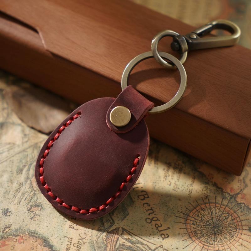Vintage Leather Proximity Card Holder Access Control - Brown 15