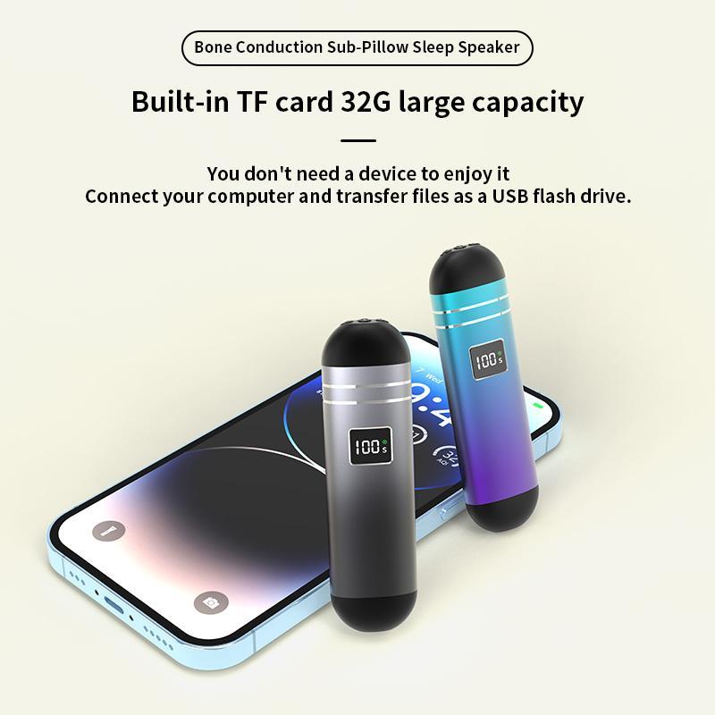 Bone Conduction Bluetooth 5.3 Sleep Speaker Qy09 - Grey 5