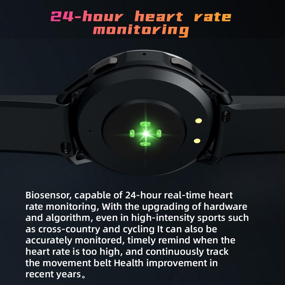 1.32 Inch Tft Screen Smart Watch Support Bluetooth Call & Alipay - Blue 6