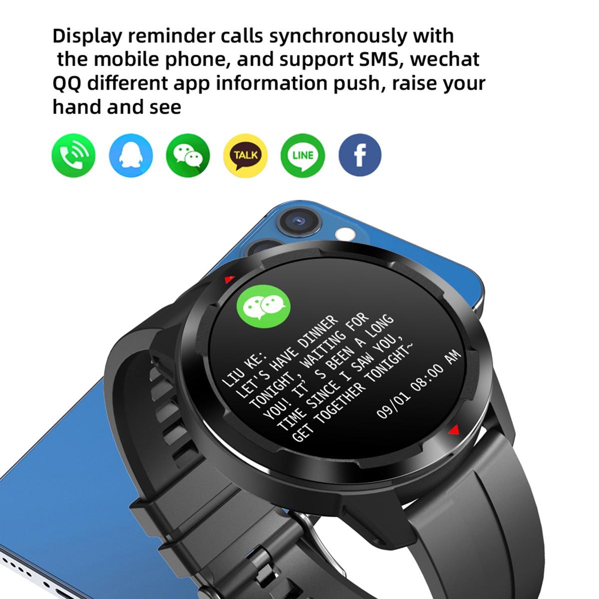 1.32 Inch Tft Screen Smart Watch Support Bluetooth Call & Alipay - Blue 8