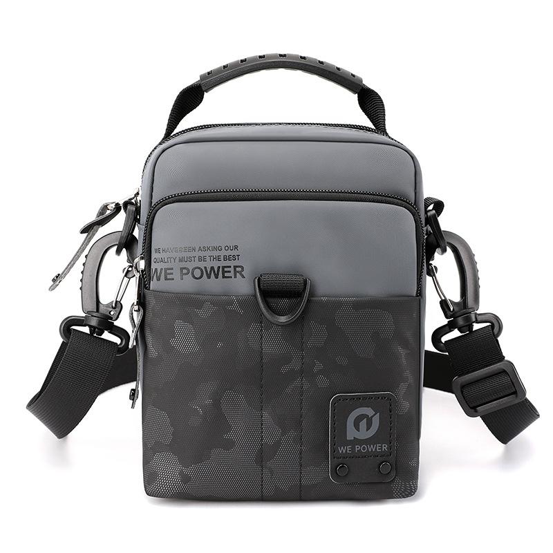 Lightweight Men Sports Shoulder Bag Compact And Functional - Grey