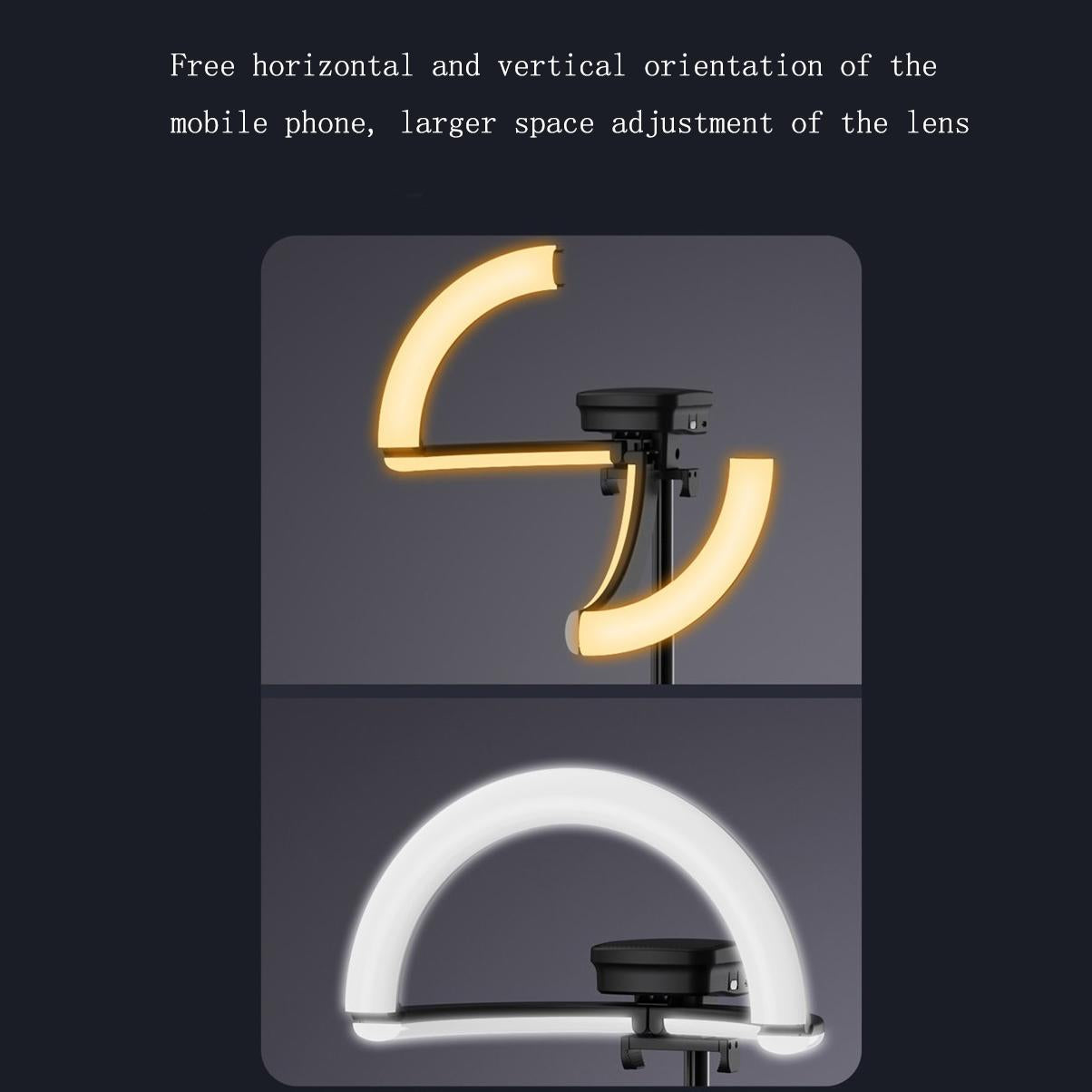 Beauty Filling Light - Invisible One-piece Bracket - Black 5