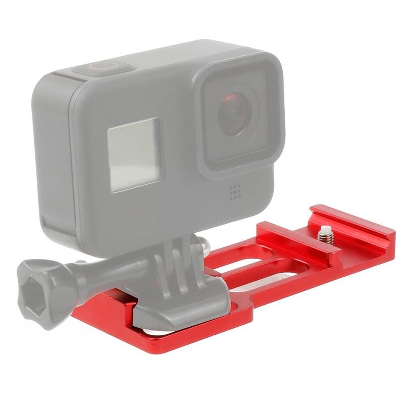 Rail Side Mount for Gopro and Other Action Cameras - 20mm for Hunting Shots - Black 9