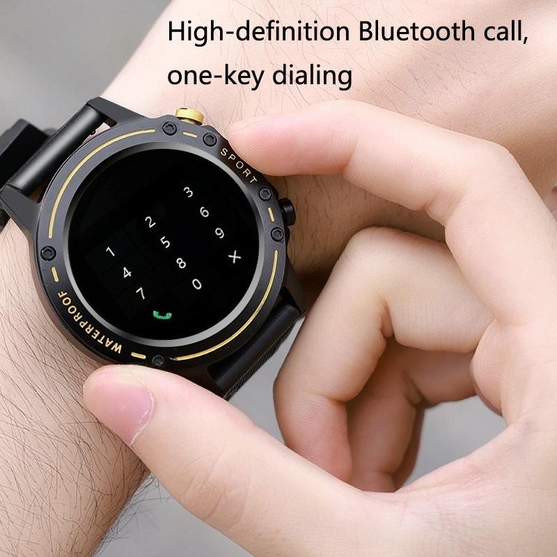 Waterproof Bluetooth Bracelet With Hr And Temperature Tracking - Red 8