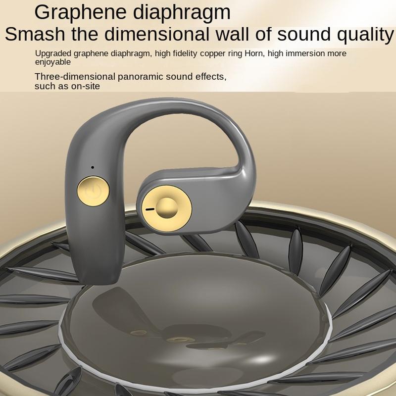 Wireless Bone Conduction Bluetooth Earphones for Sports - Gray 7