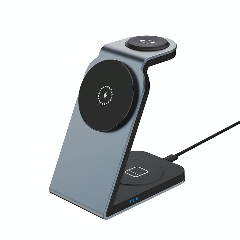 3 In 1 Magnetic Wireless Charger For Sw18 - Silver 9