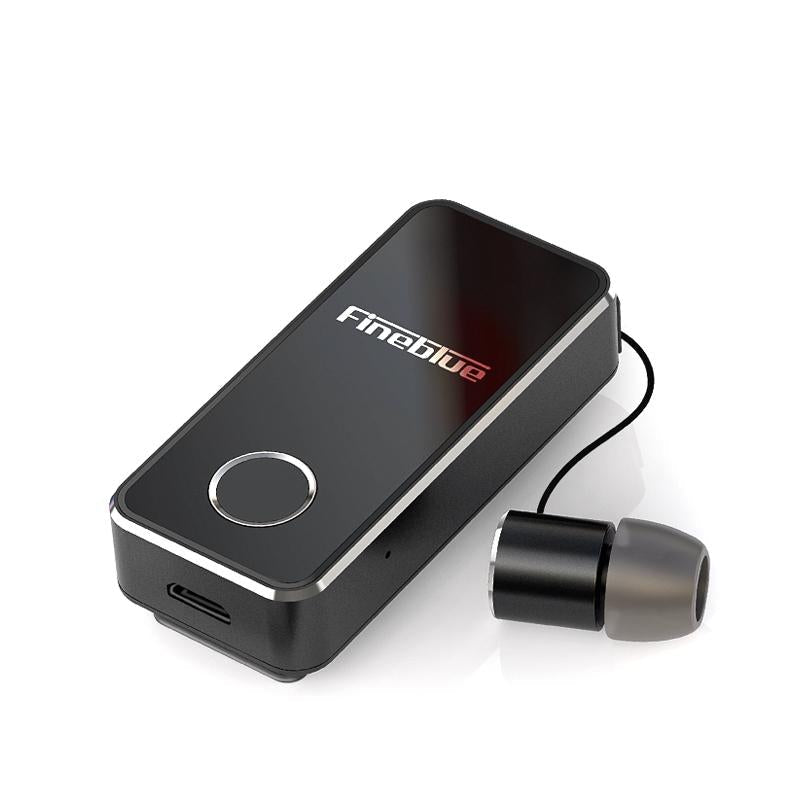 Wireless Bluetooth Earphone with Vibrating Alert and Clip - Black 3