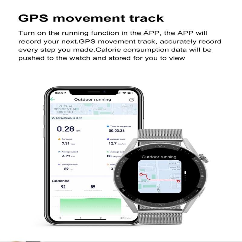 Smart Steel Watch With Colour Screen - Silver 4