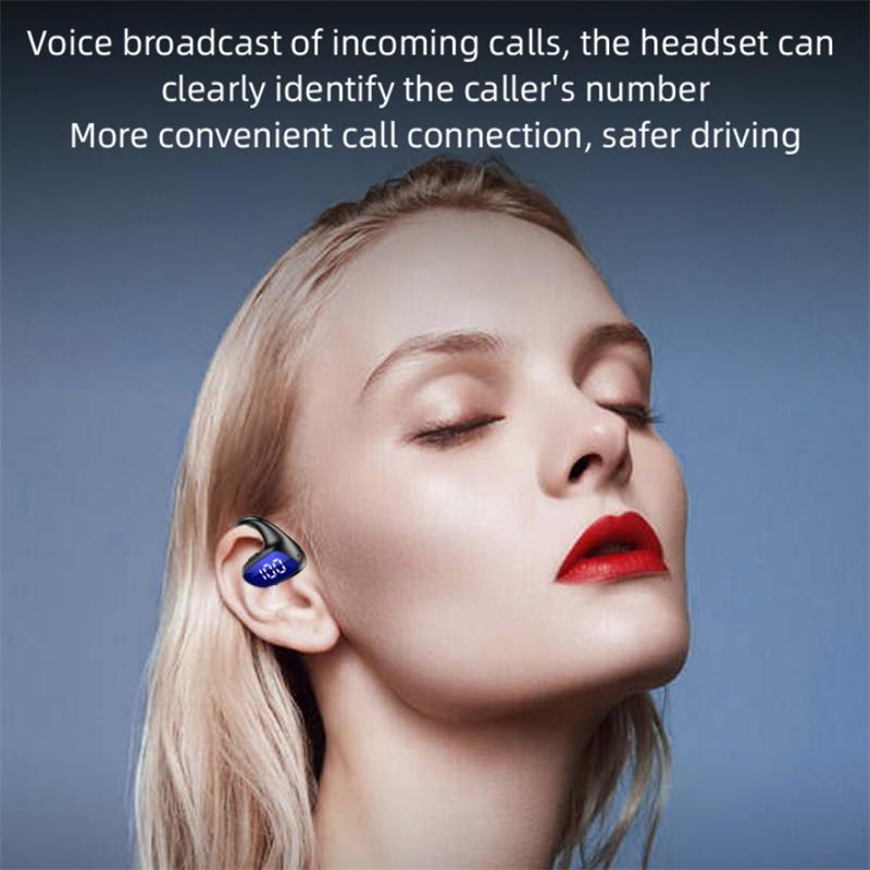 Air Conduction Bluetooth Earphone - Business Model - Red 4