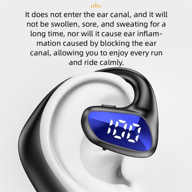 Air Conduction Bluetooth Earphone - Business Model - Red 6