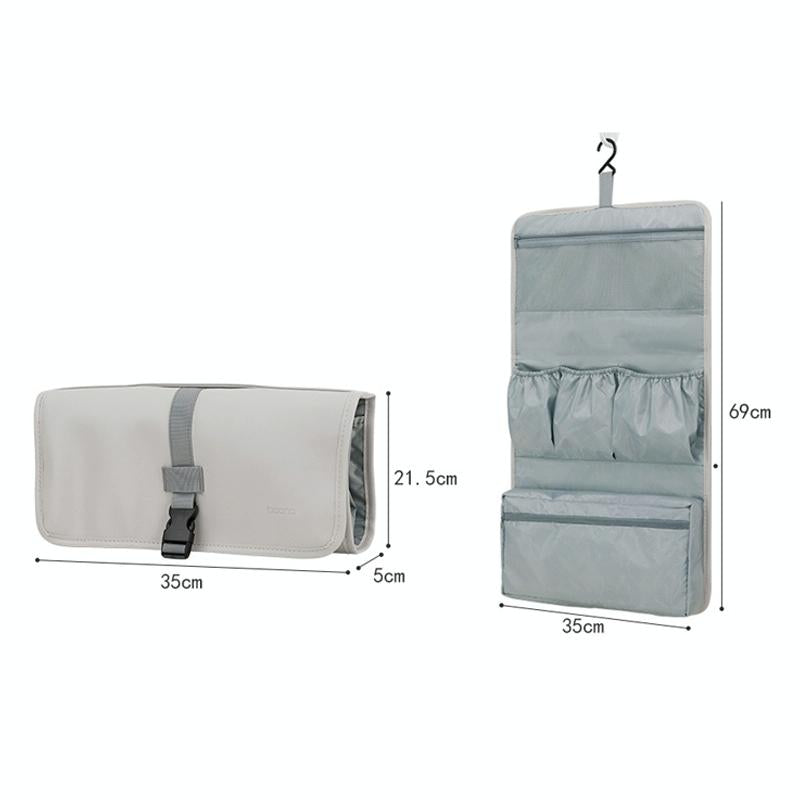 Portable Storage Bag for Dyson Hair Curler - Pu Leather - Grey 4