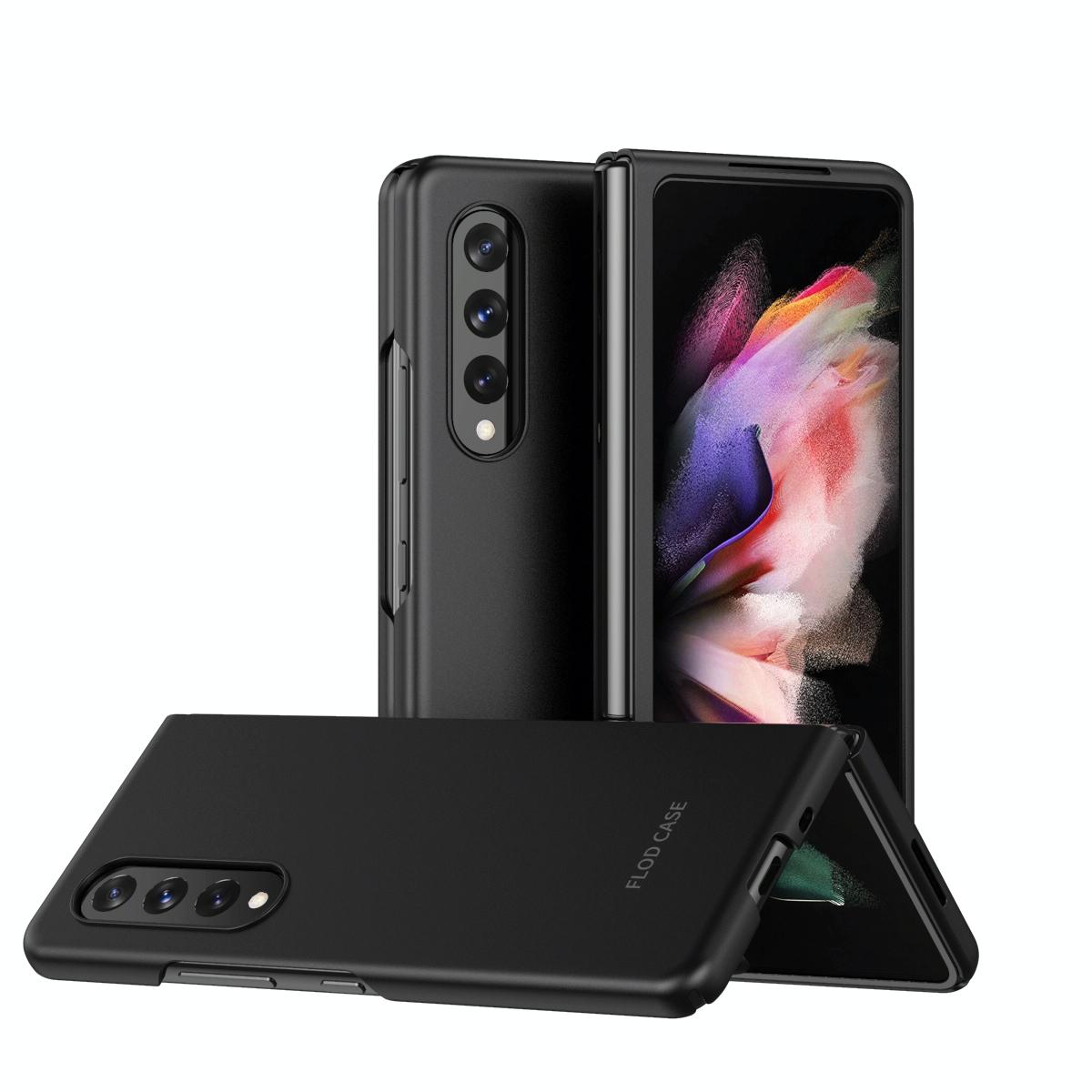 For Samsung Galaxy Z Fold4 5G Foldable Shockproof Phone Case - Black