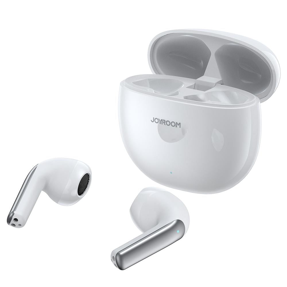 Jpods Dual Mic Bluetooth Earphones with Noise Reduction for Calls - White 4