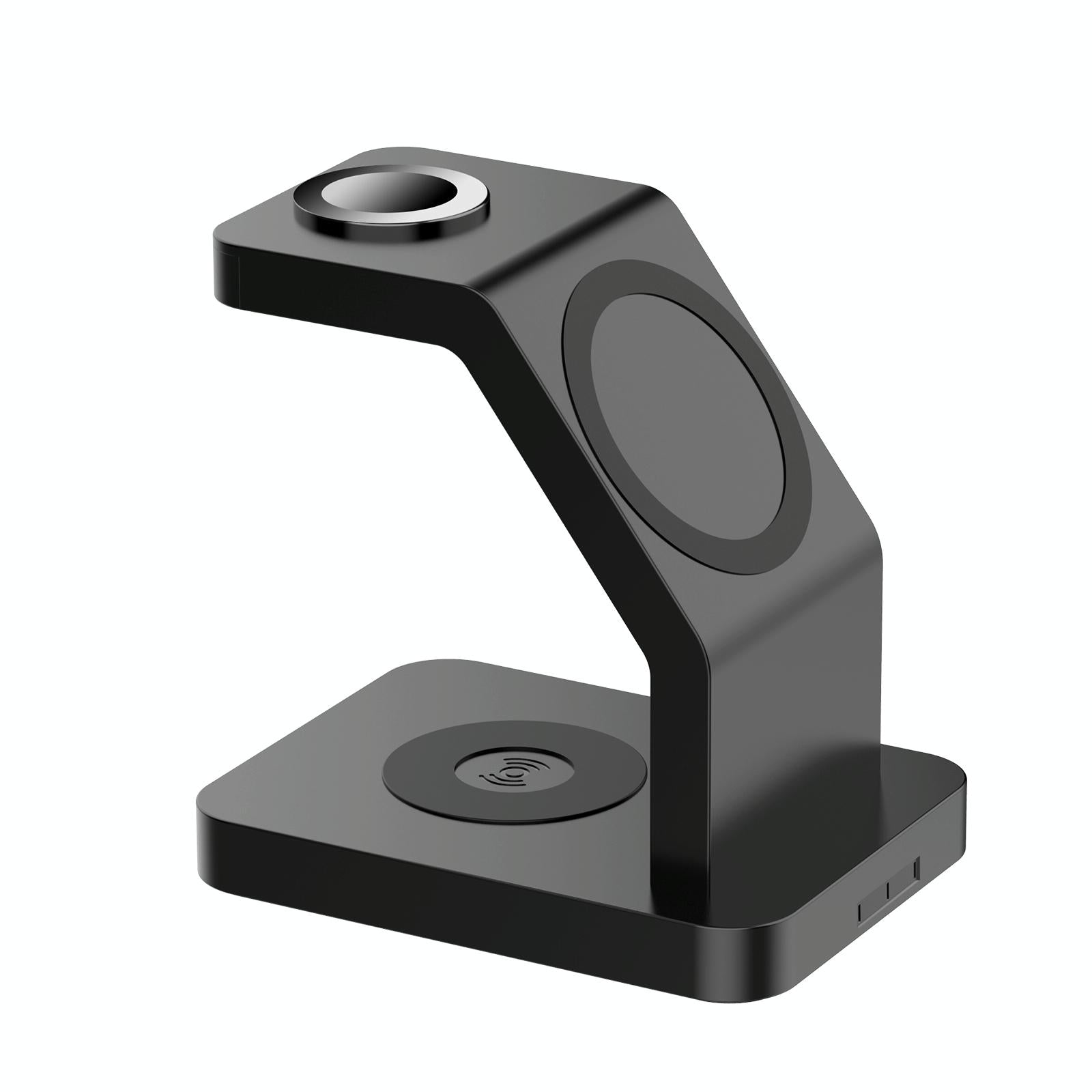 3 In 1 Magnetic Wireless Charger For Iphone Iwatch Airpods - Black 10