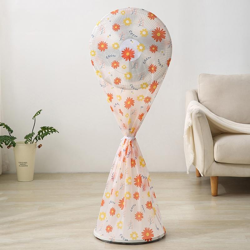 60x148cm Long All Round 3d Fan Dust Cover - Red Flower