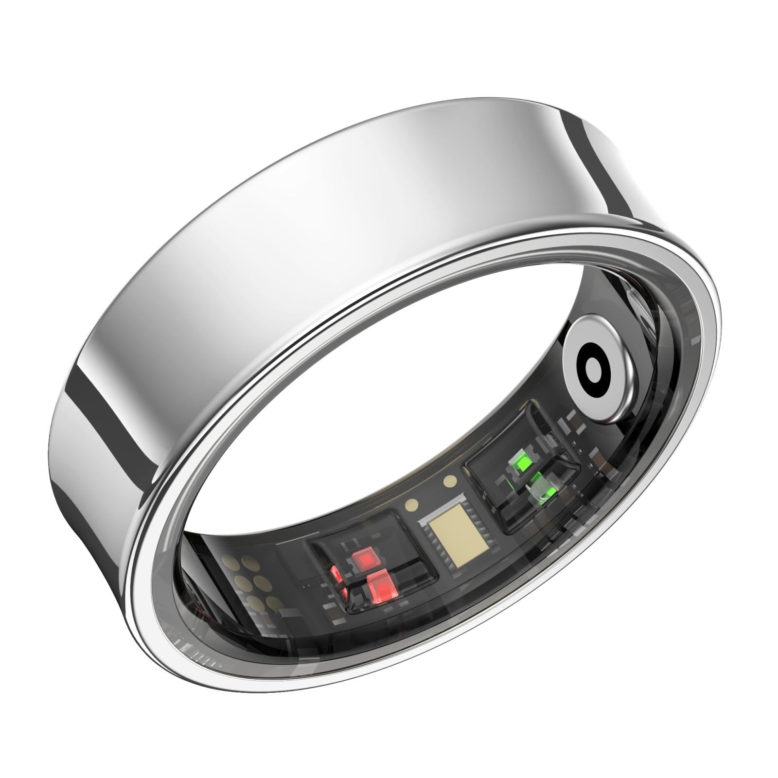 Smart Ring With Heart Rate Blood Oxygen Sleep Monitoring & Sports Modes - Size 10 - Gold 14