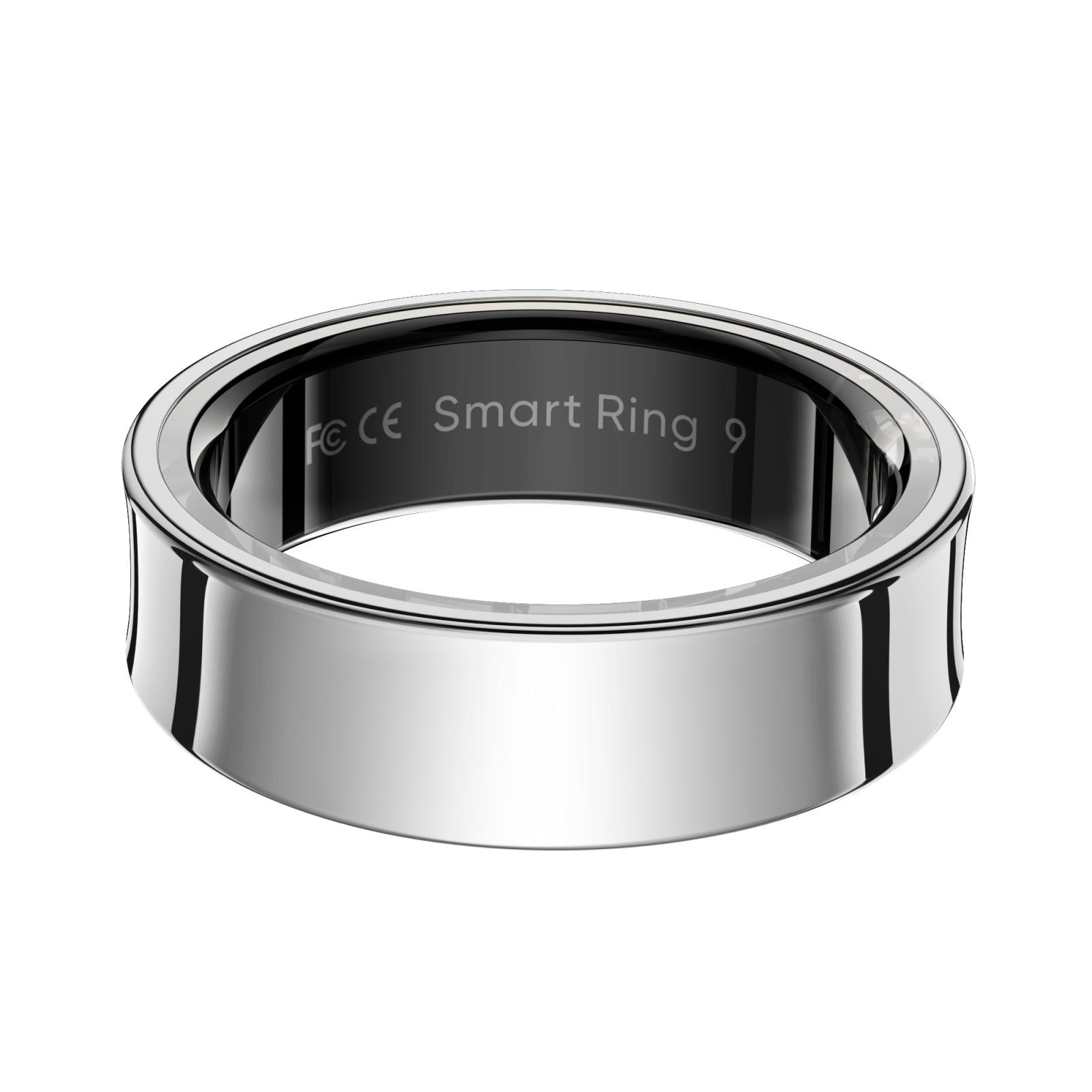 Smart Ring With Heart Rate Blood Oxygen Sleep Monitoring & Sports Modes - Size 10 - Gold 15