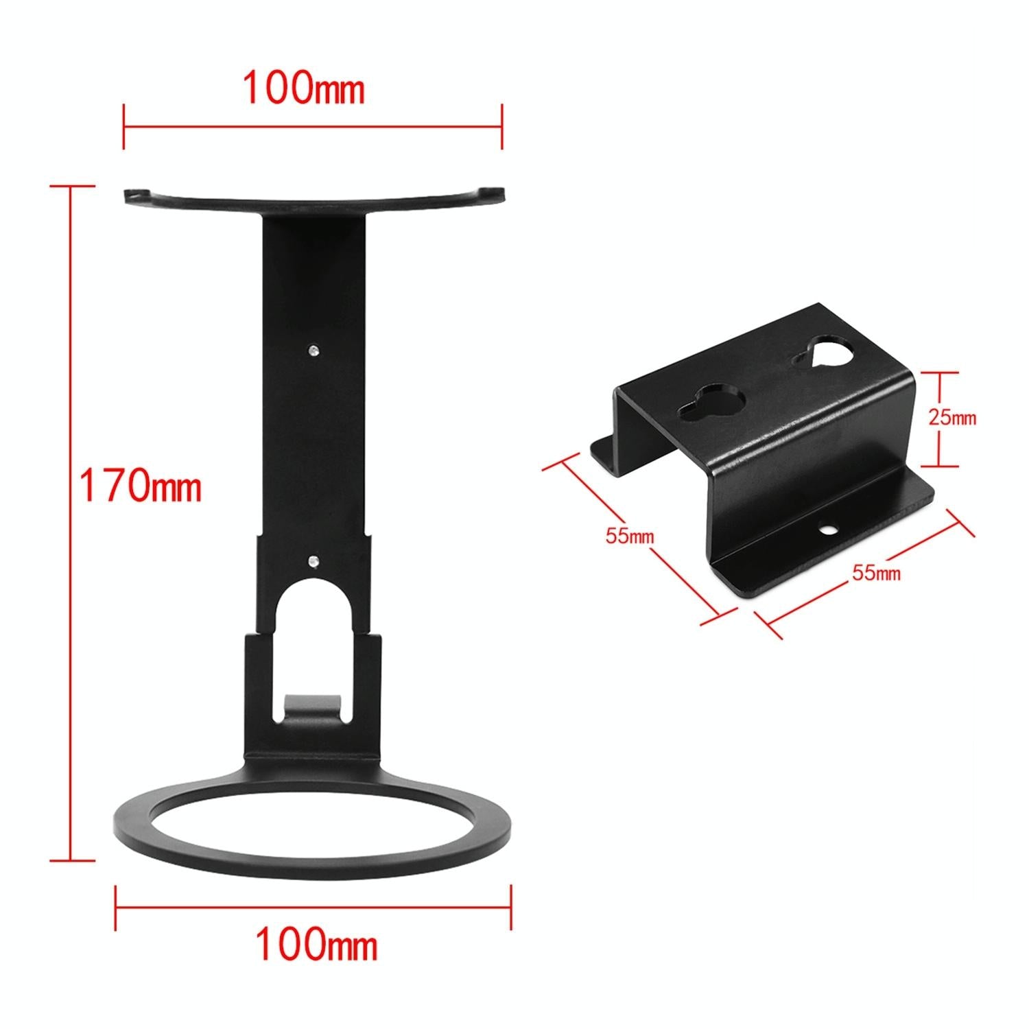 Hidden Wall Mount Bluetooth Speaker Bracket - Wireless - White 4