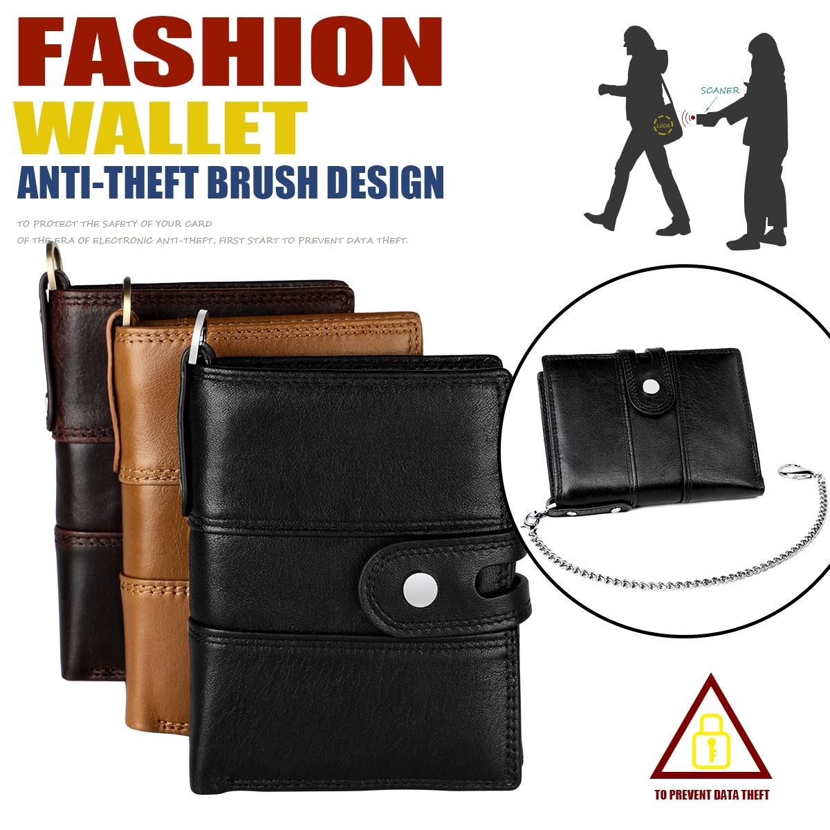 Premium Leather Multi-card Men Wallet - Secure & Stylish - Coffee 8