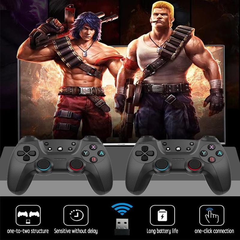 2.4g Wireless Controller for Pc Linux Android Tvbox - Supports Dual Connection - Cangling Green 7