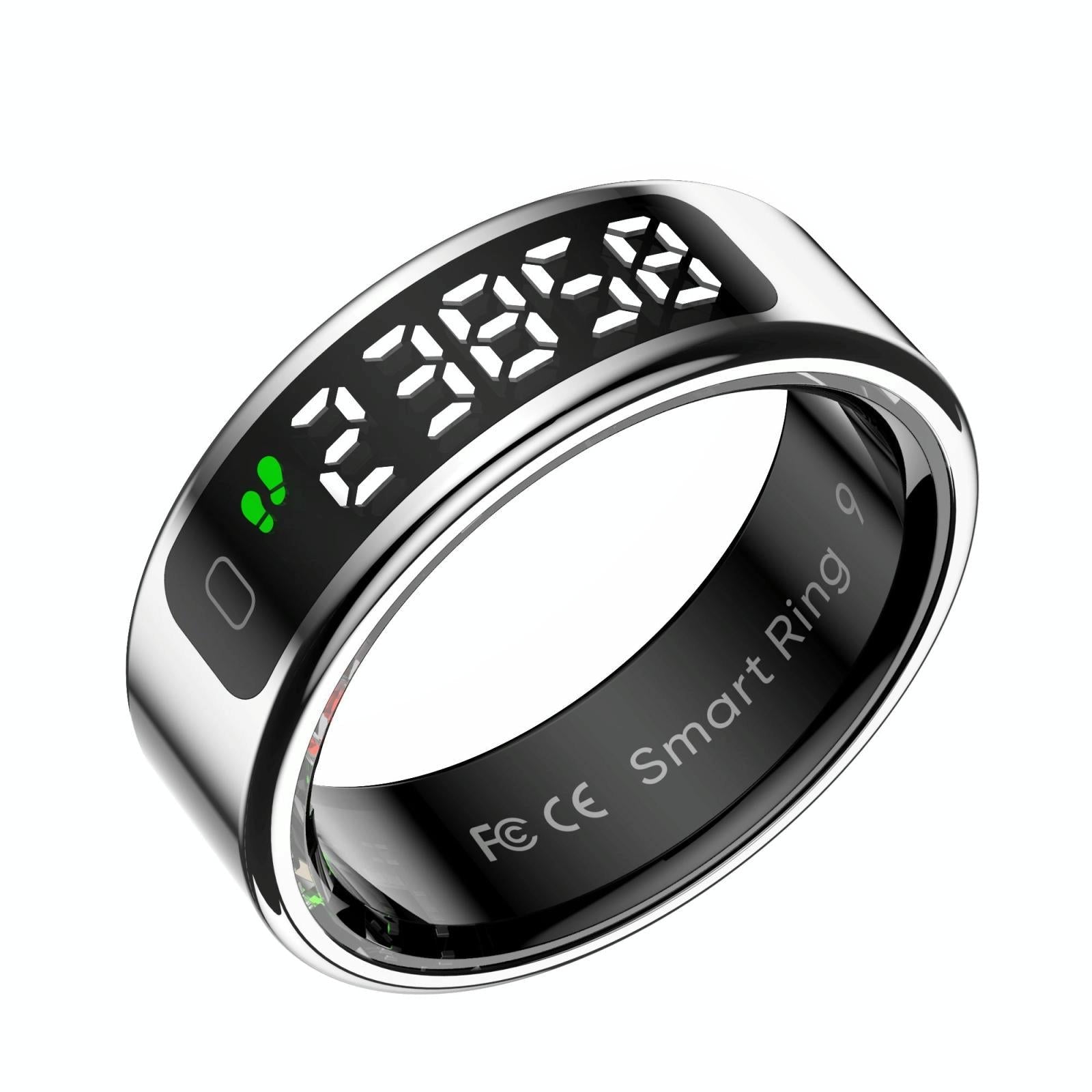 Smart Ring Heart Rate Blood Oxygen Sleep Sports Size 11 - Gold 15