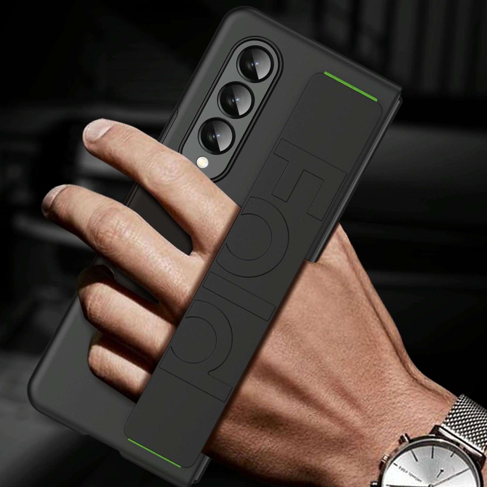 For Samsung Galaxy Z Fold4 5G Shockproof Wristband - Elastic - Green 5