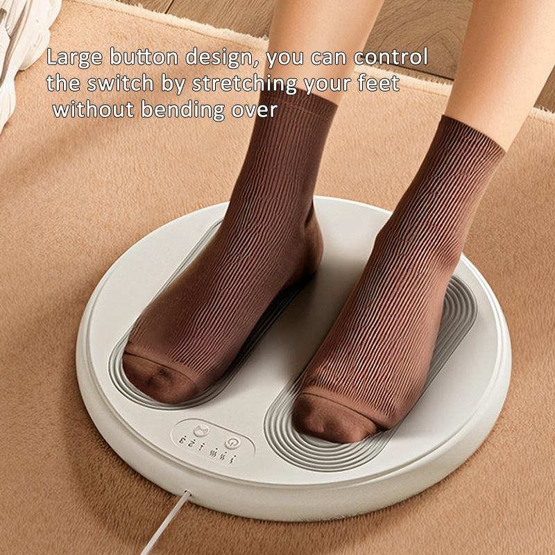 Adjustable 5V Usb Foot Massager Warmer 3 Temp & Vibration Levels - Milk Green 7