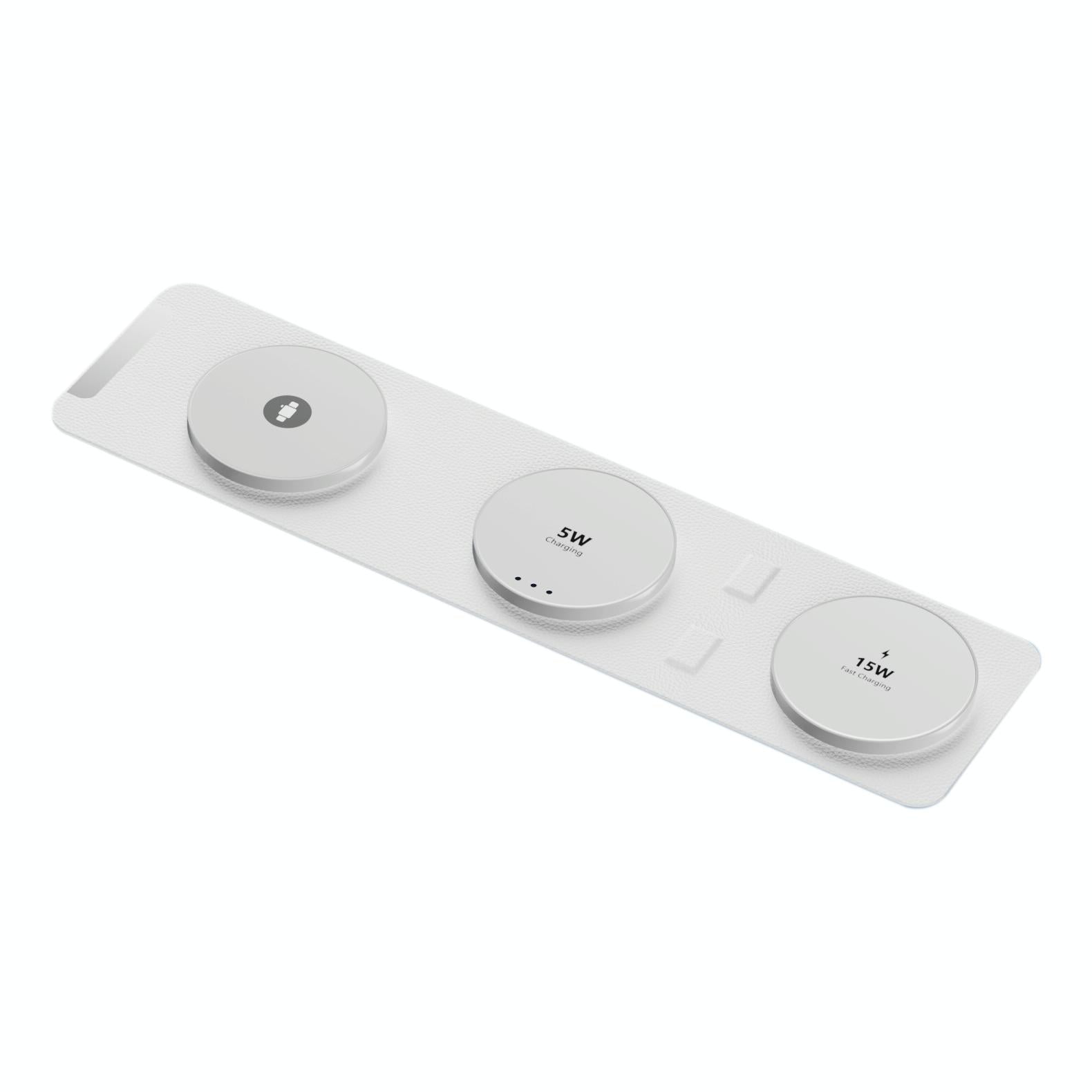 15W 3 In 1 Magnetic Wireless Charger - Blue 12