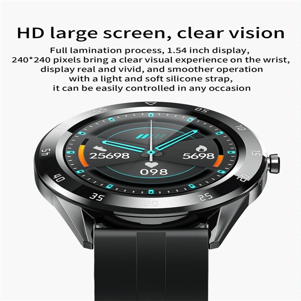 Waterproof Smart Watch With Heart Rate And Sleep Monitoring - Ip68 - Coffee 4