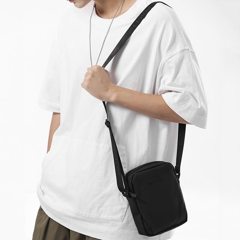 Lightweight Mini Crossbody Bag For Cell Phone Single Shoulder Design - White 8