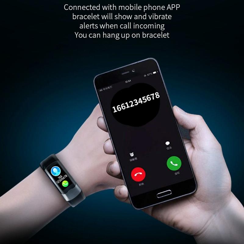 Smart Bracelet With Tft Hd Display Blood Oxygen & Sleep Monitoring - Blue 9