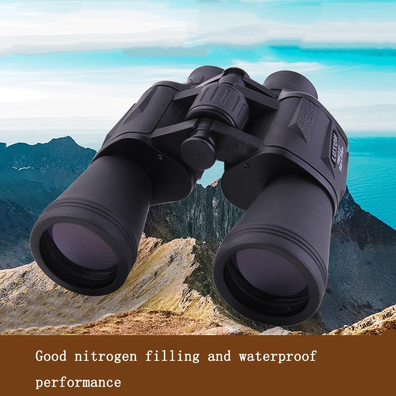 High Power Outdoor Binoculars for Low Light Night Vision - 20x50 - Armygreen 9