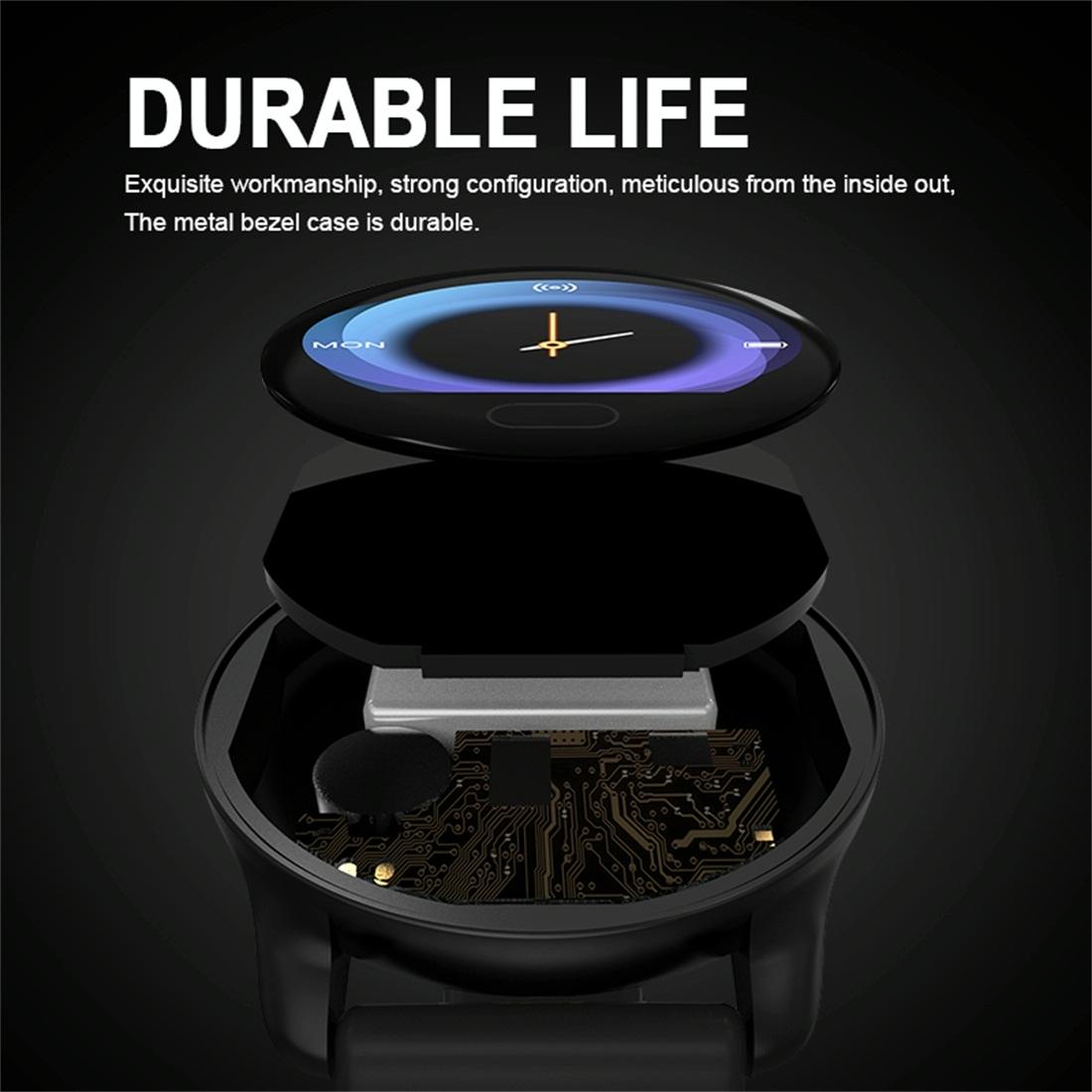 Smart Bracelet With Call / Heart / Blood Monitoring - Colour Screen - Black 5