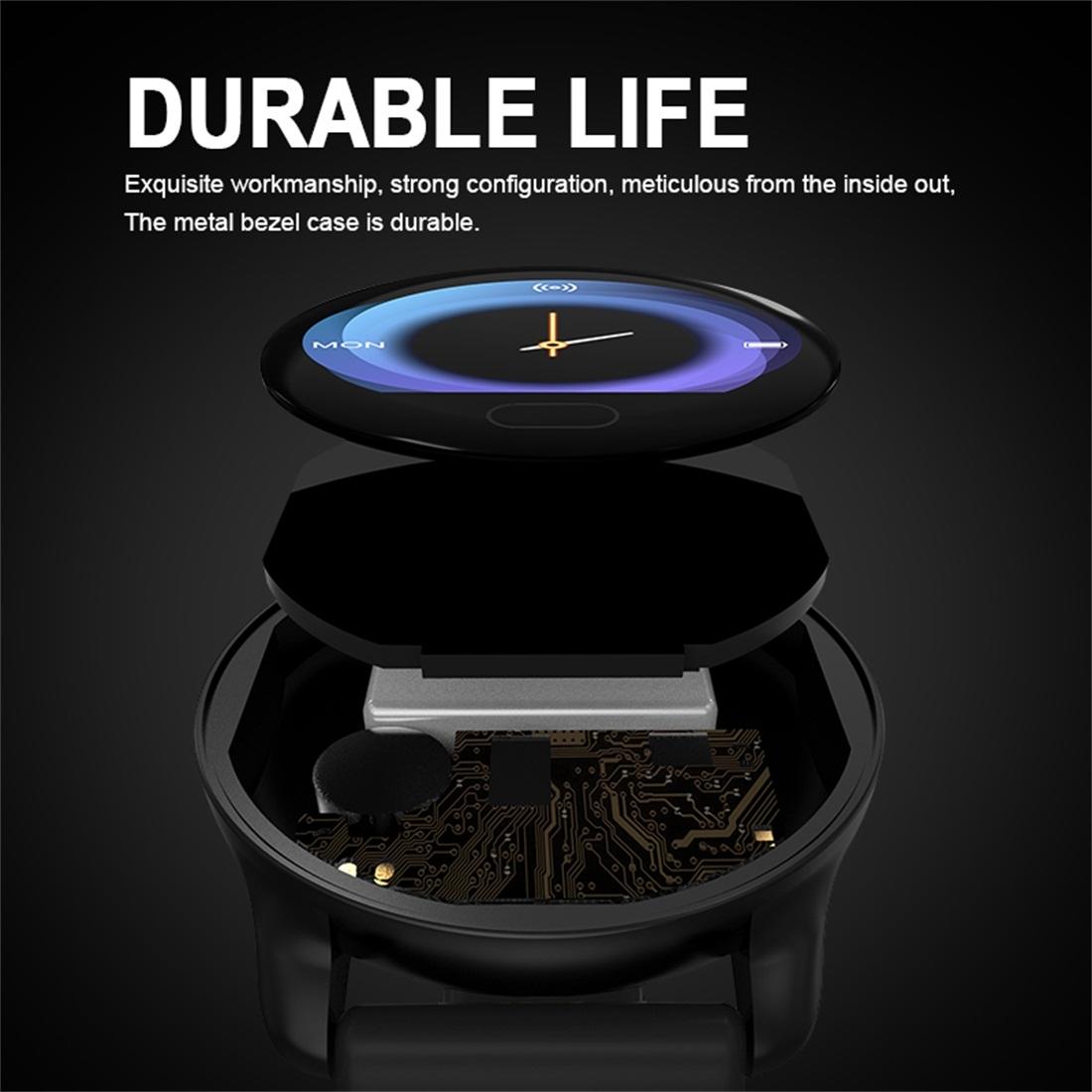 Smart Bracelet With Call / Heart / Blood Monitoring - Colour Screen - Black 14