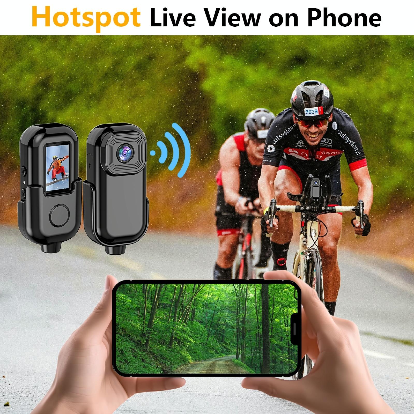 1080P Mini Action Cam For Sport Dv Video Recording 0.96 Inch Pocket Camera - Black 6