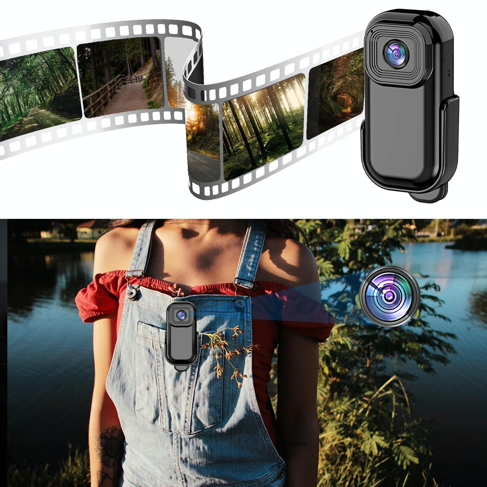 1080P Mini Action Cam For Sport Dv Video Recording 0.96 Inch Pocket Camera - Black 8