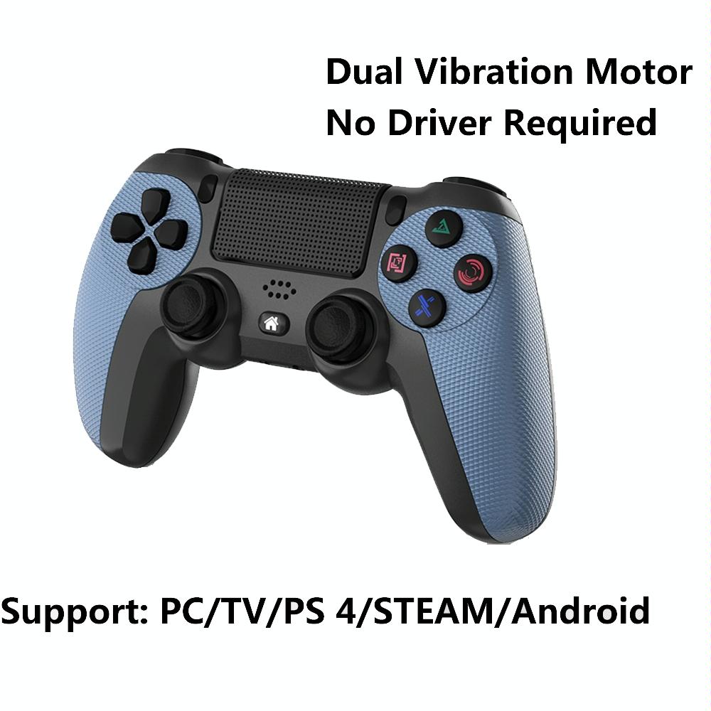 Wireless Bluetooth Gamepad Controller for Ps4 - Battle Gray with Light Bar - Cangling Green 4
