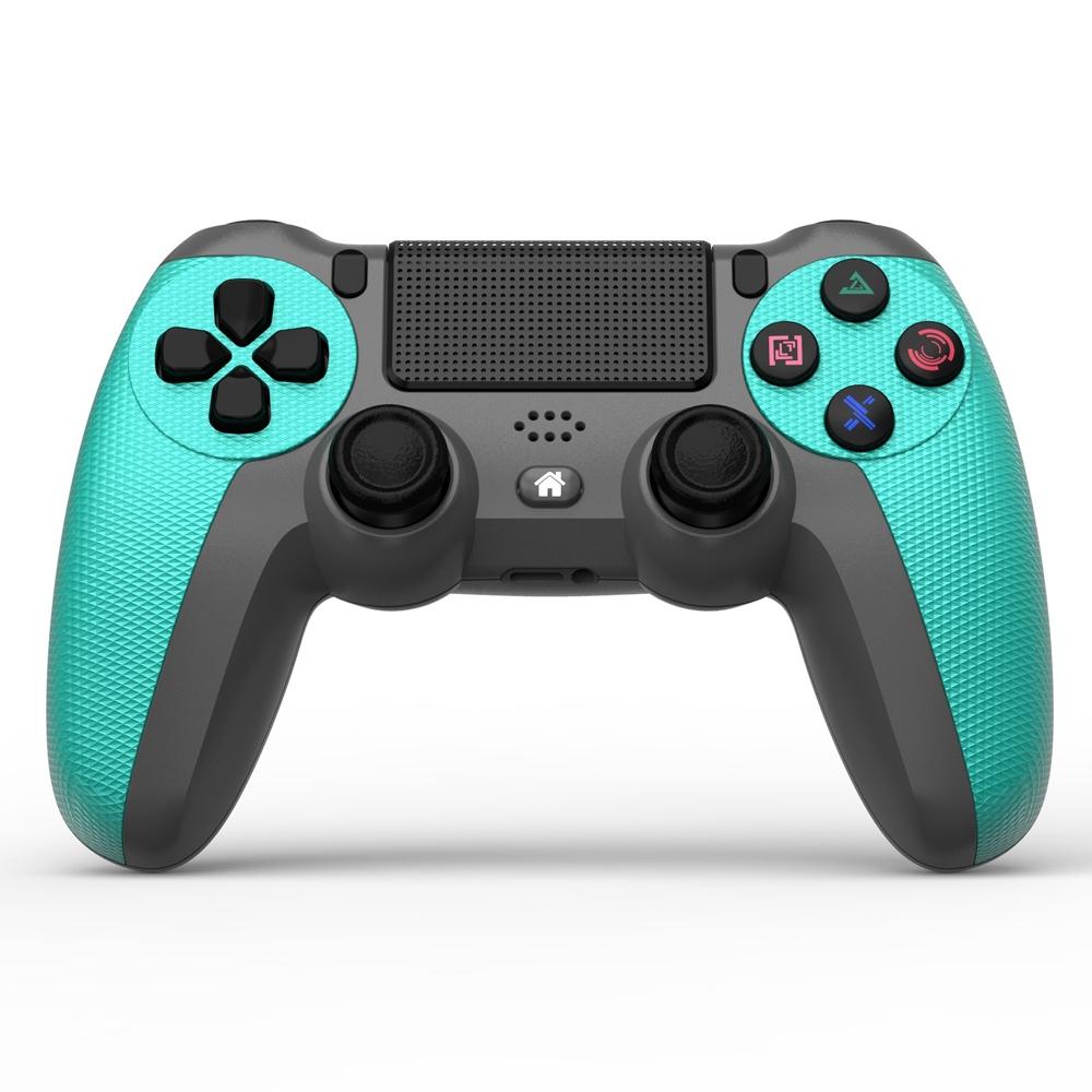 Wireless Bluetooth Gamepad Controller for Ps4 - Battle Gray with Light Bar - Cangling Green 7