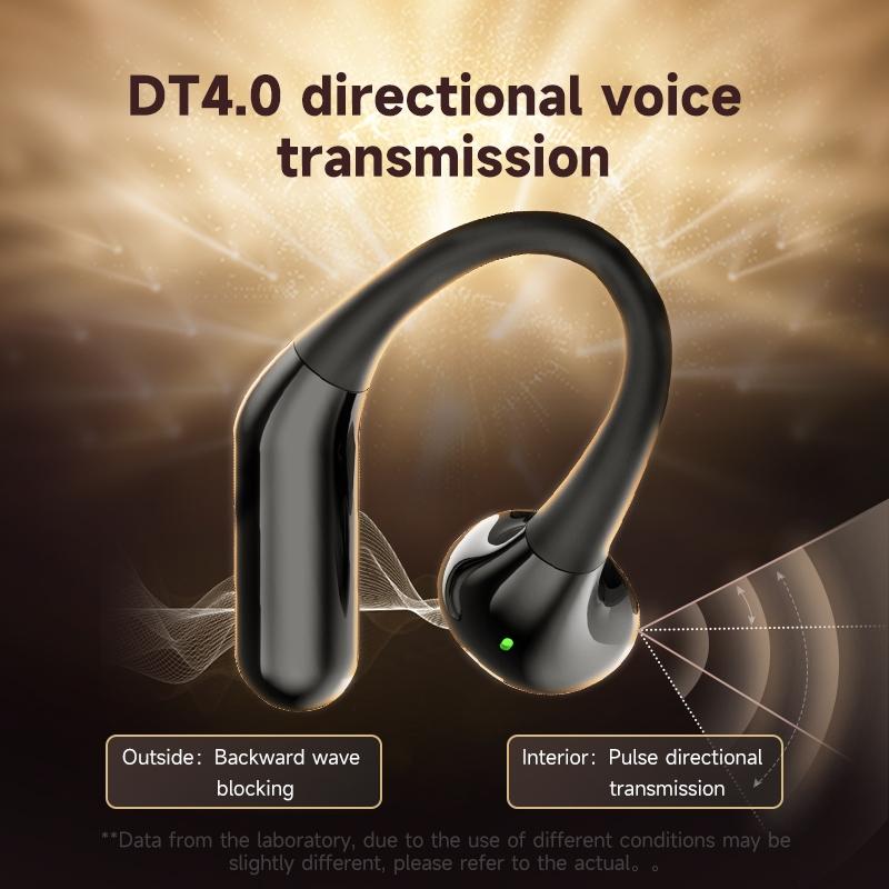 Wireless Half In-ear Sports Earphones - Black 4