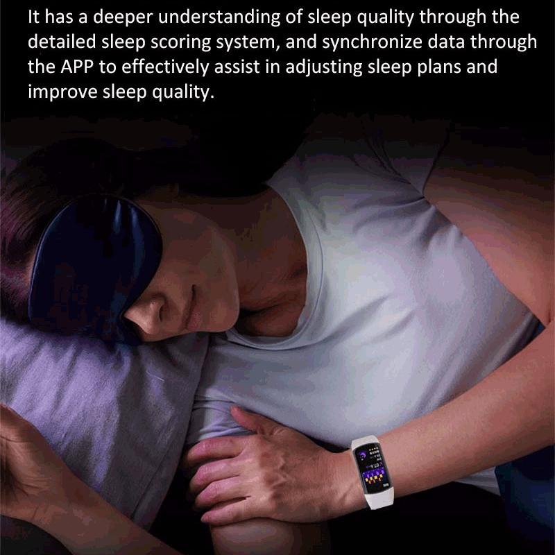 Smart Bracelet With Bluetooth Calling And Blood Oxygen Monitoring - Hd Tft Display - Blue 8