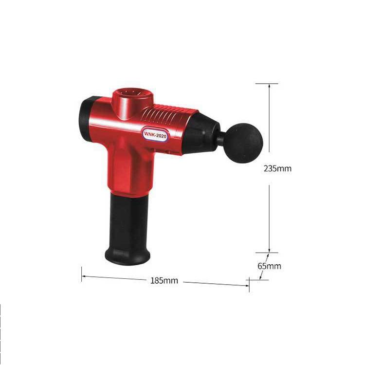 Portable Electric Massager For Muscle Relaxation And Fitness - Red 4