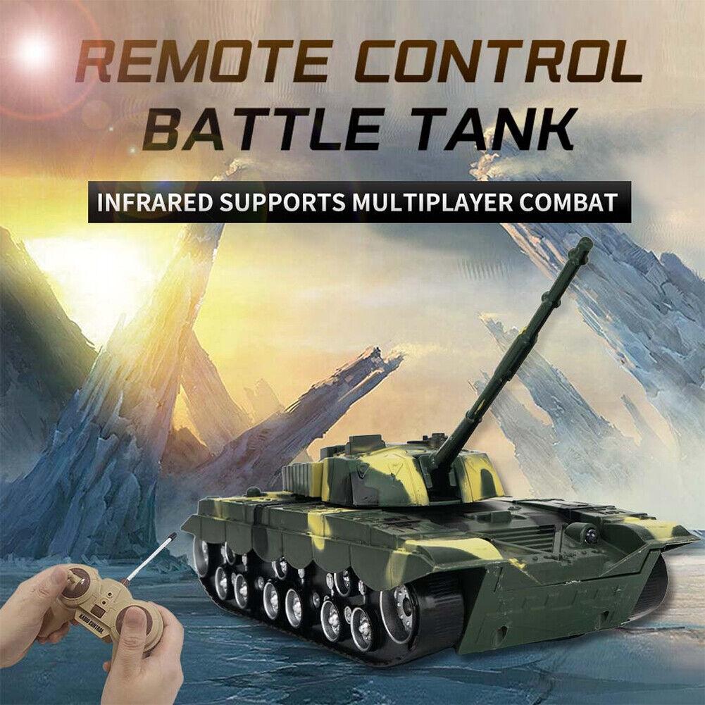 1 32 Four-way Rc Tank with Remote Control - Green 9