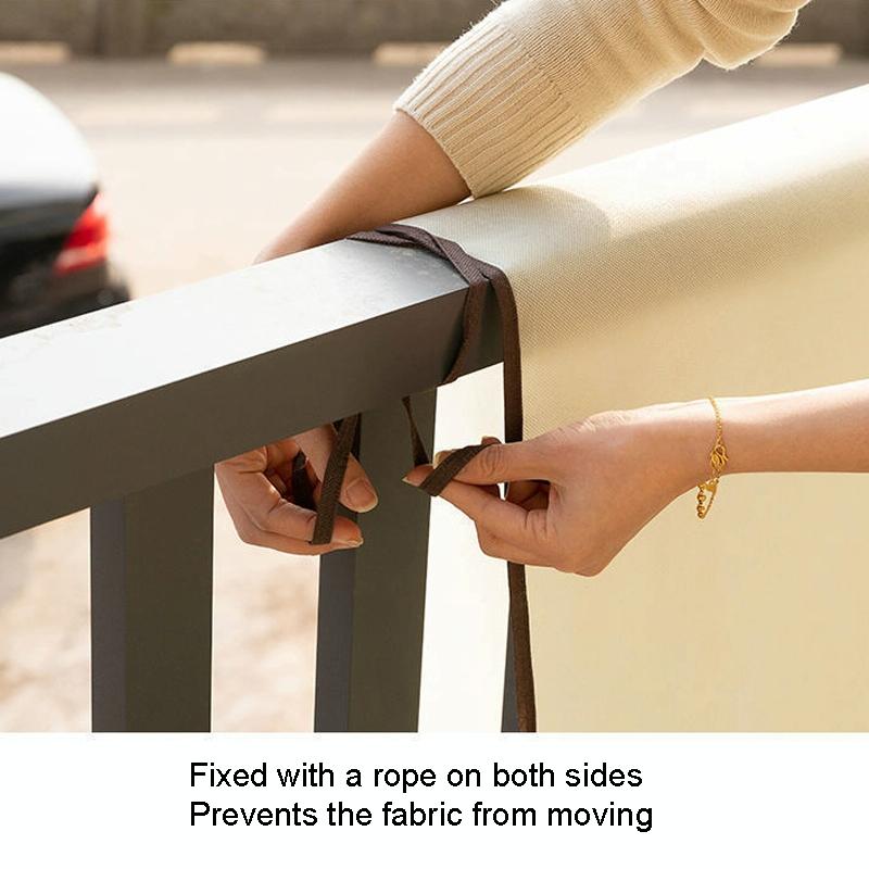 Thickened Non Woven Sunbed Quilt Mat - Light Gray 6