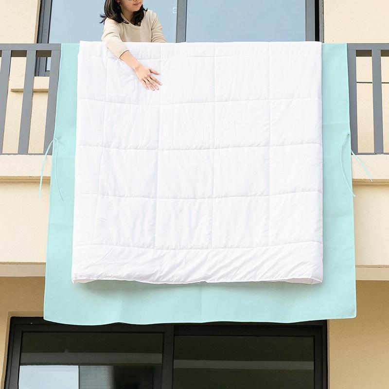 Thickened Non Woven Sunbed Quilt Mat - Light Gray 11